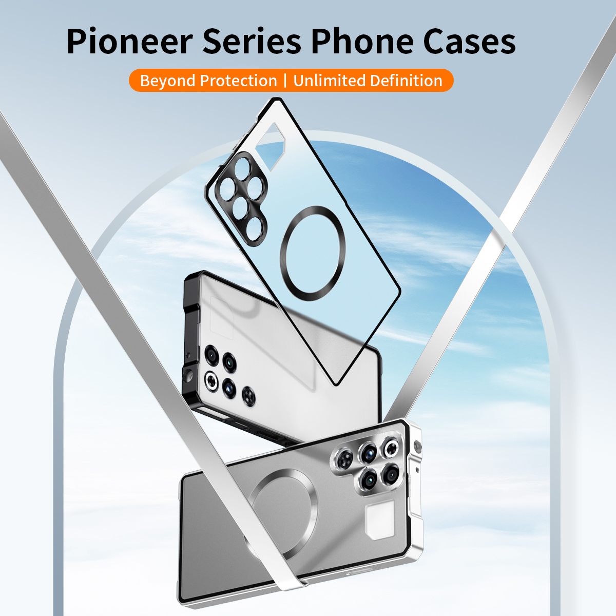 Galaxy S25 Ultra Protective Case Shockproof - back view
