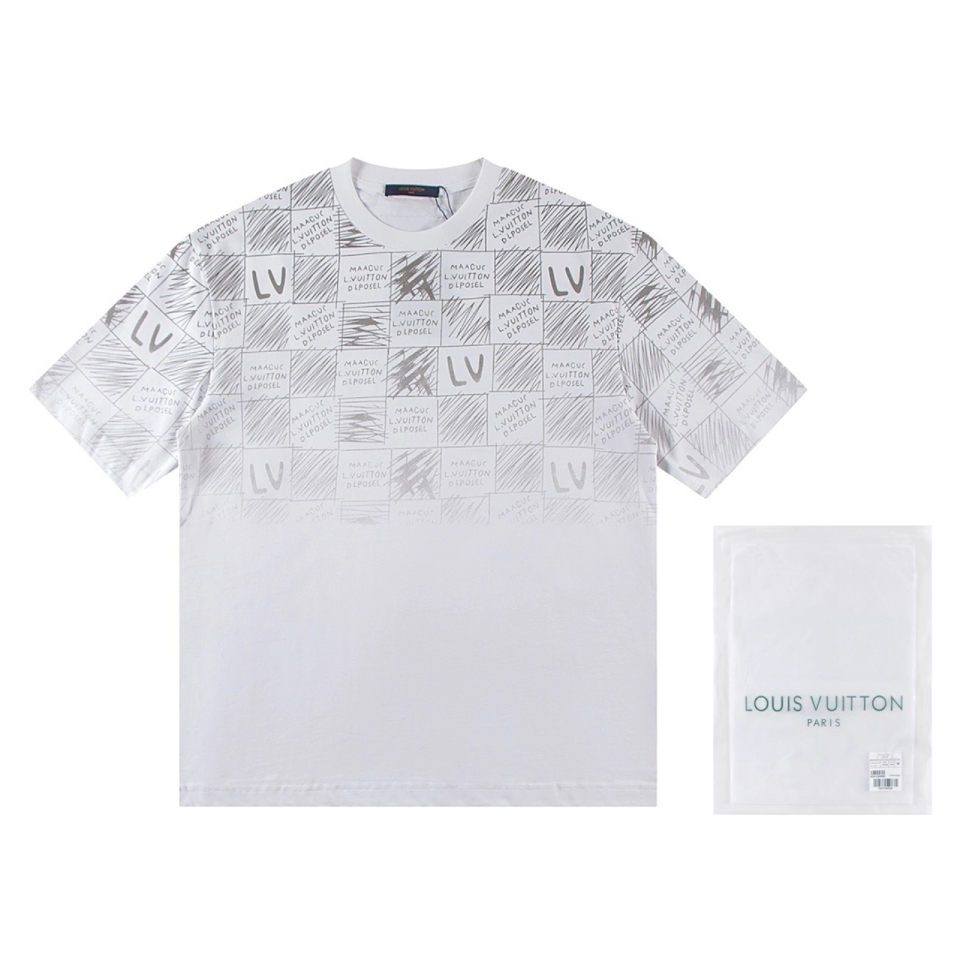 Louis Vuitton T-shirt W2644 Black/White