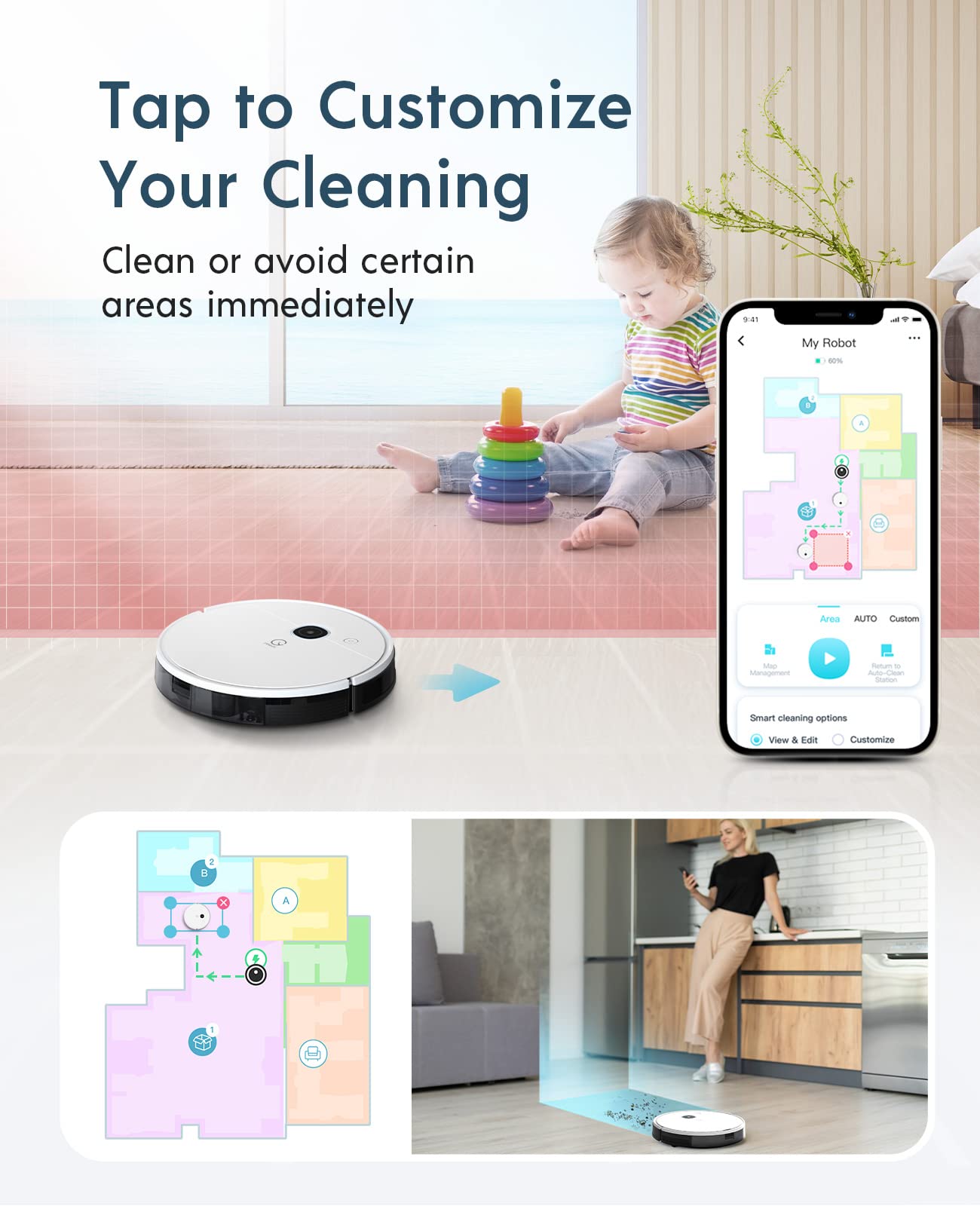 Robot Vacuum and Mop