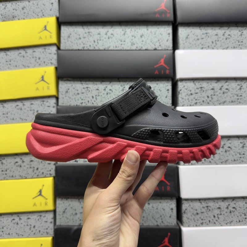 Crocs Turbo Clog - Black and Red