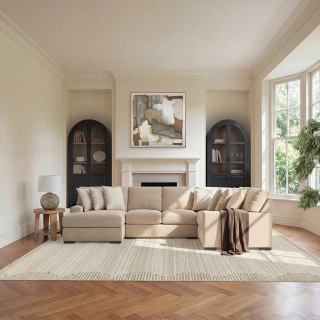 Larce 4-Piece Next-Gen Nuvella™ Performance Fabric Sectional with Chaise