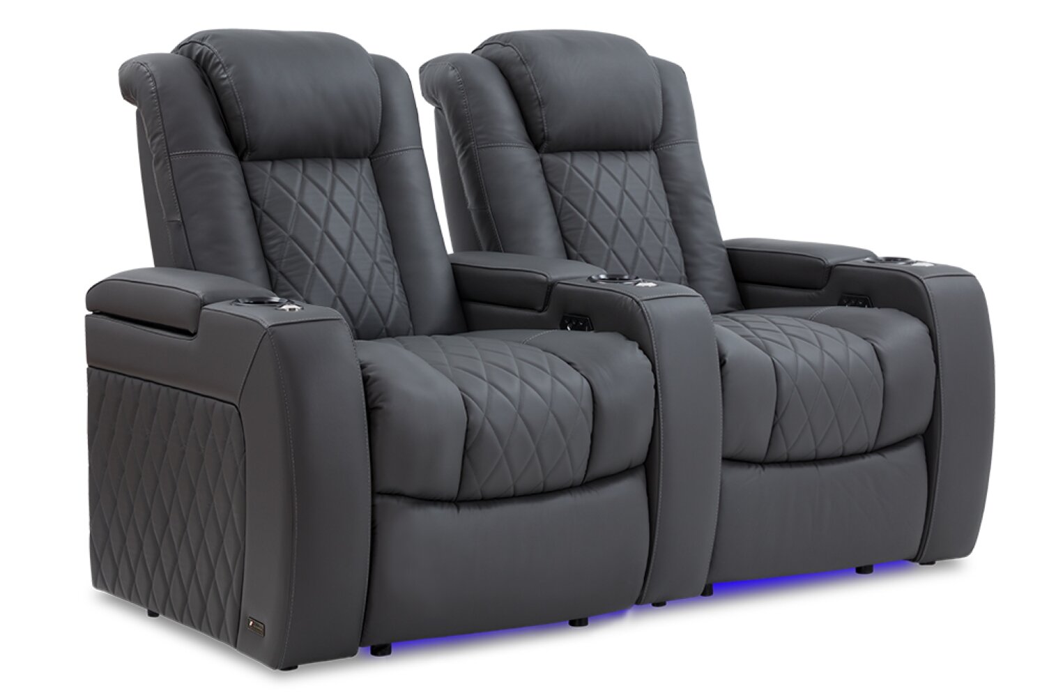 Tuscany 68.25'' Wide Genuine Leather Home Theater Seating with