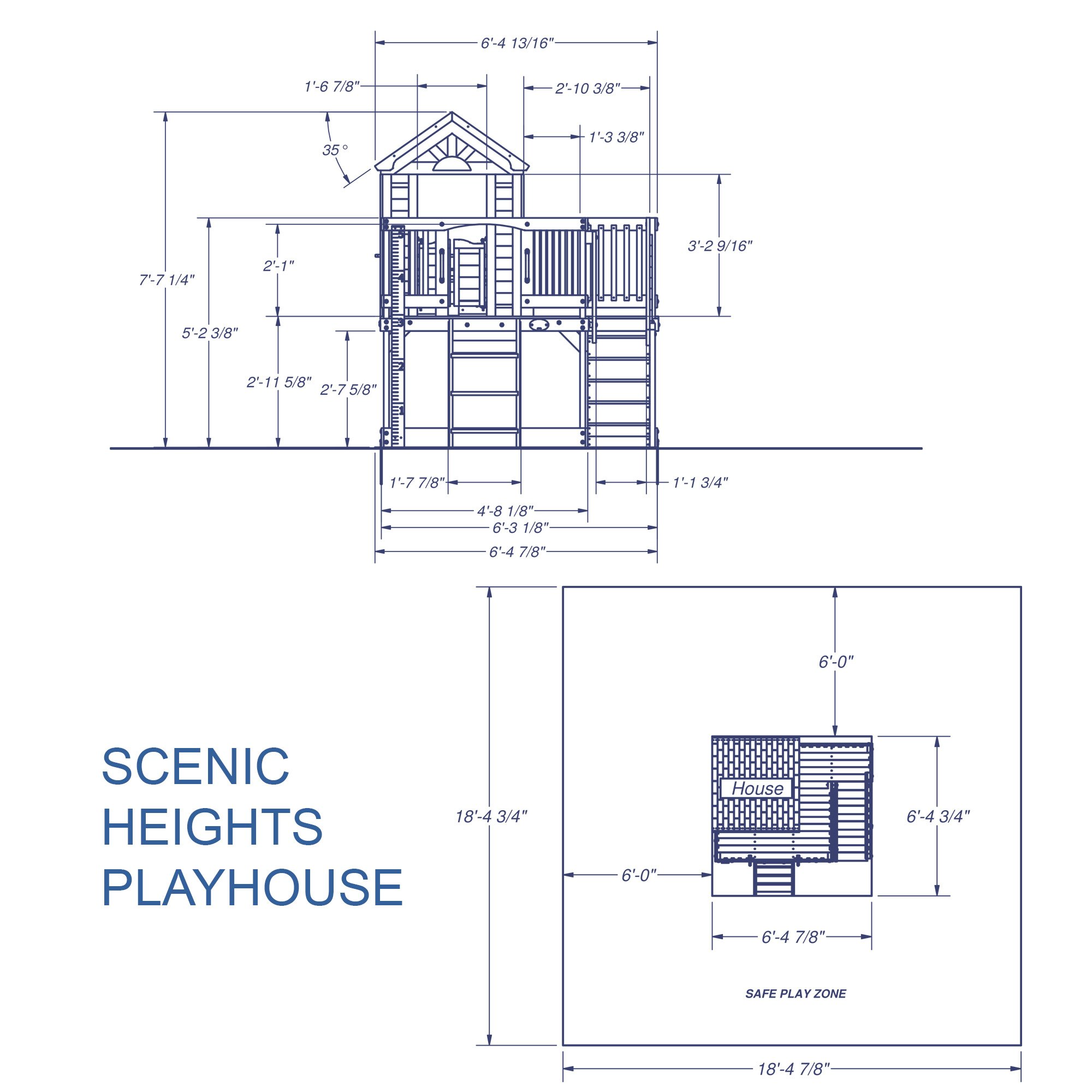 Scenic Heights All Cedar Playhouse