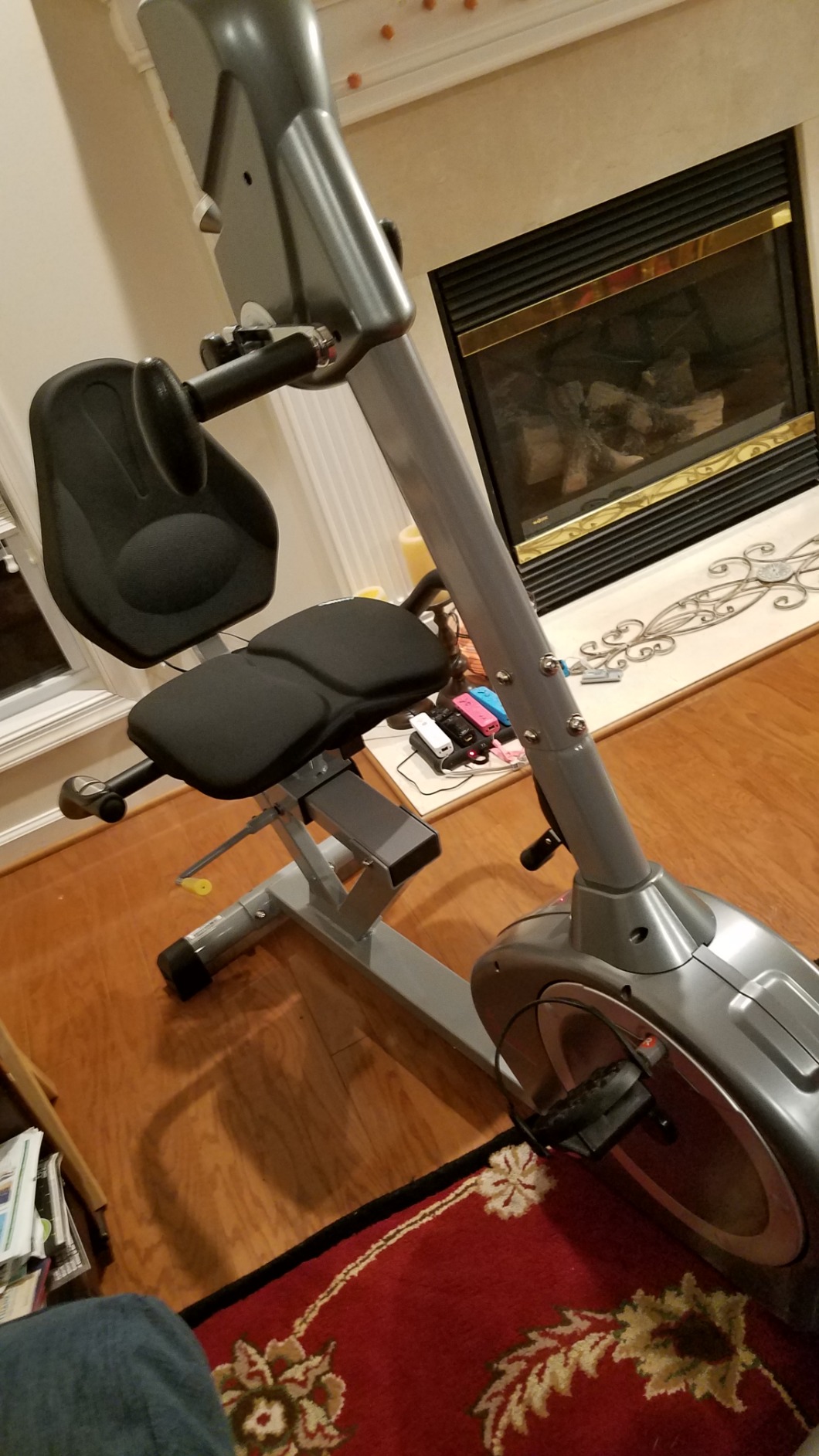 Sunny Health & Fitness Recumbent Bike SF-RB4631 with Arm