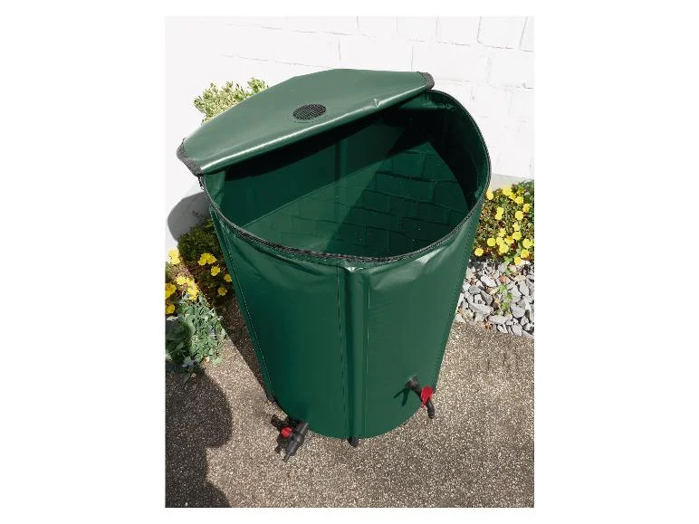 Récupérateur d’eau de pluie pliant, 250 L