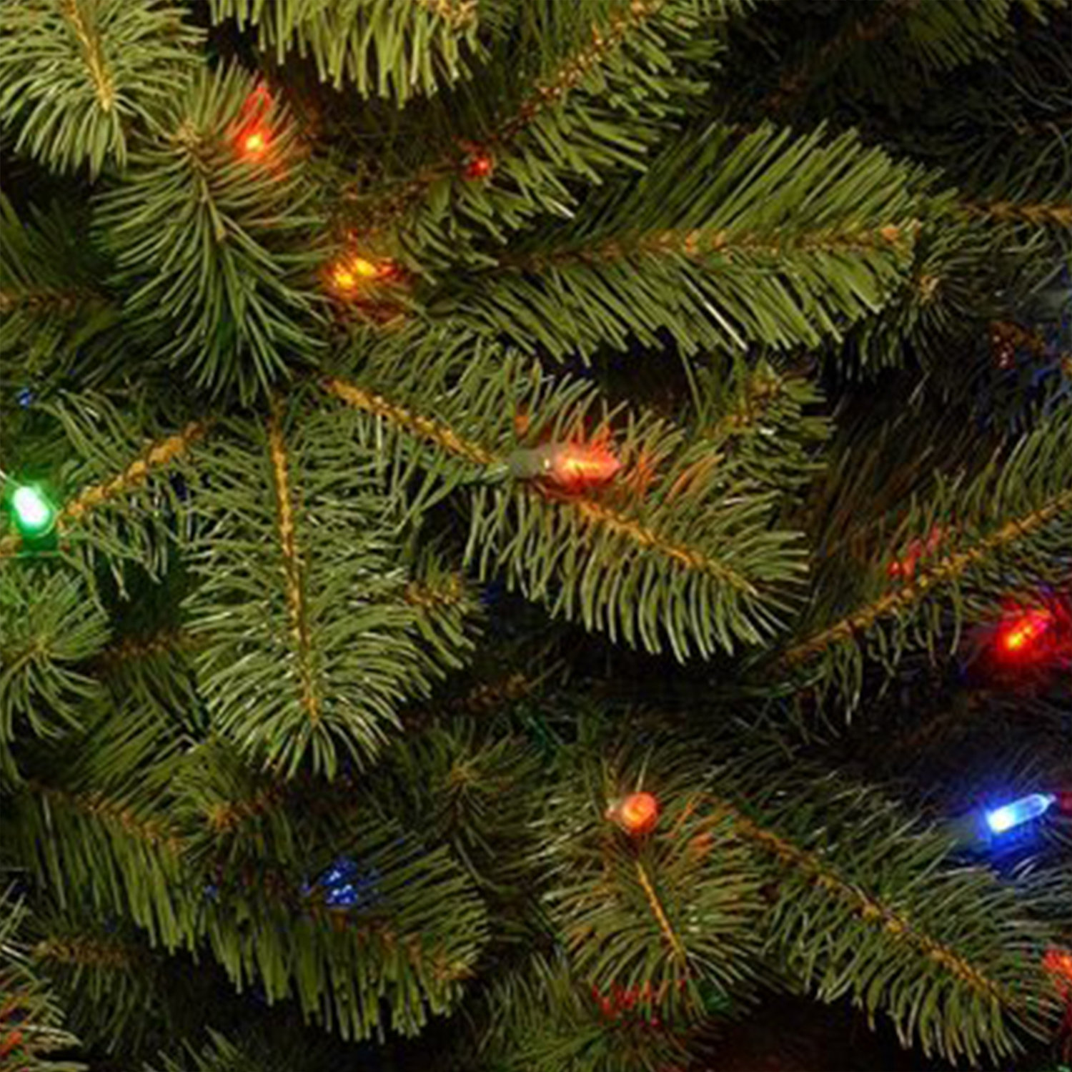 Omusa Lighted Artificial Fir Christmas Tree