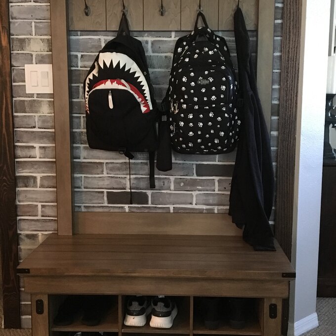 Lauver 40'' Wide Hall Tree with Shoe Storage