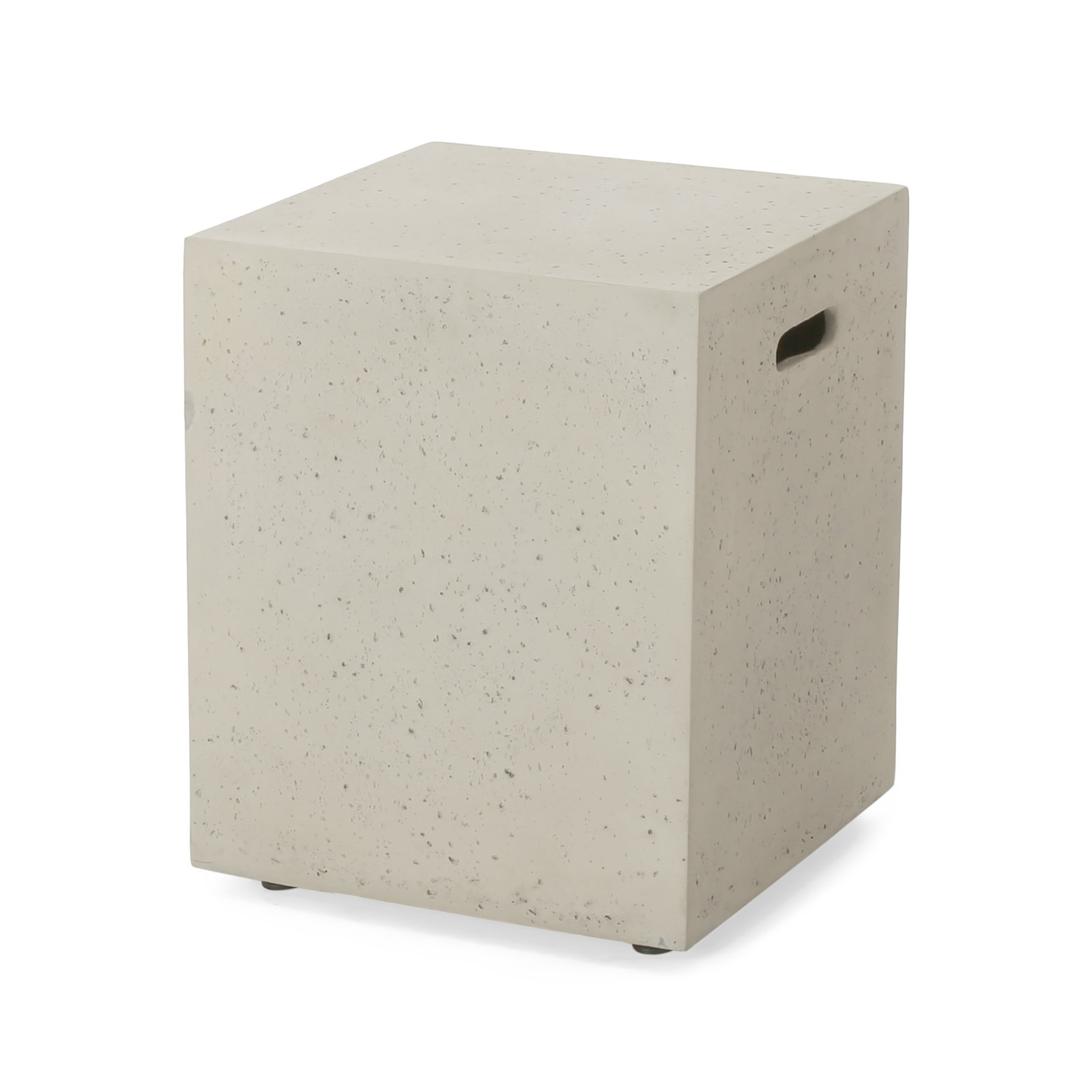 Belle 15'' H x 56'' W Concrete Propane Fire Pit Table
