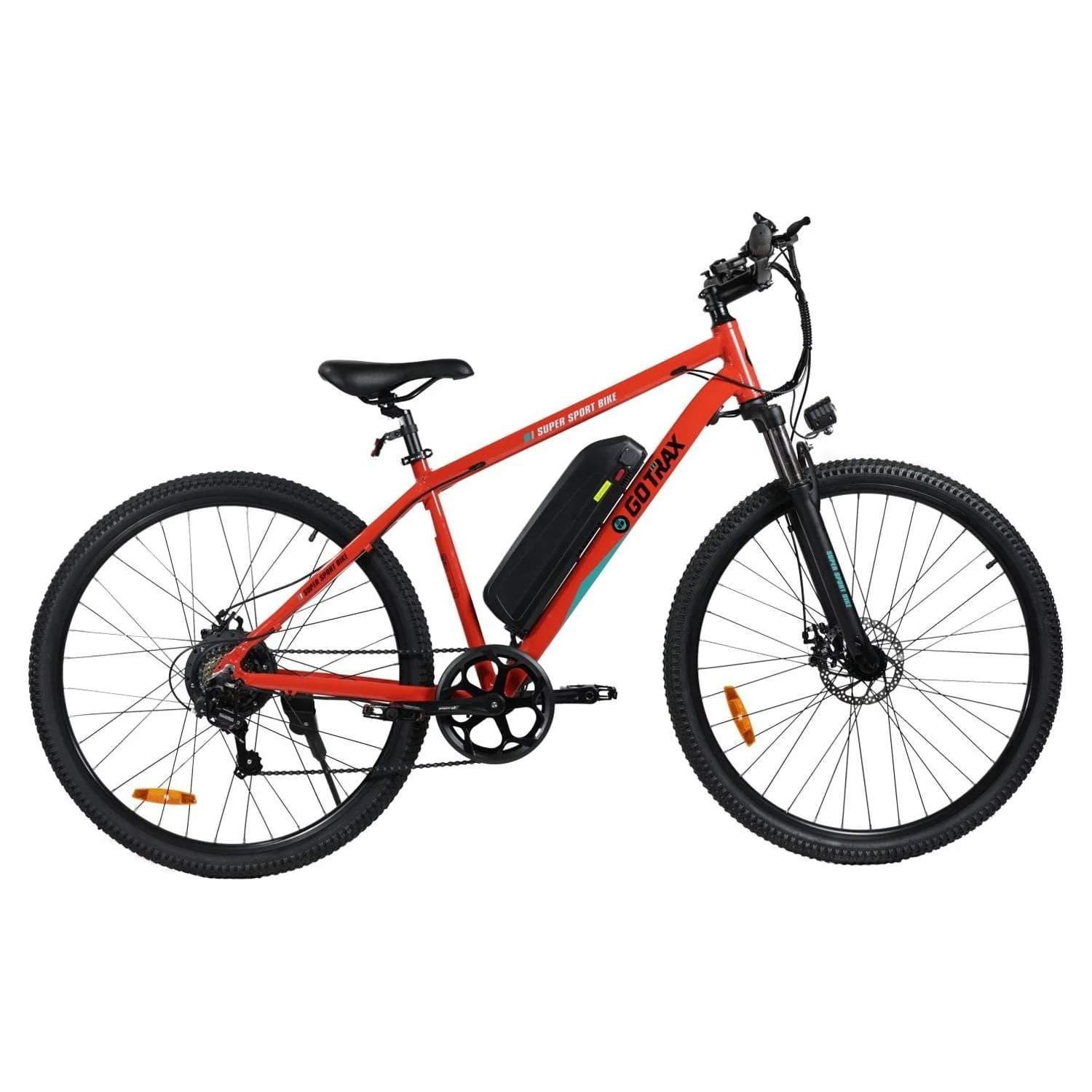 GOTRAX Traveler 29in Electric Bike, 500W, Orange
