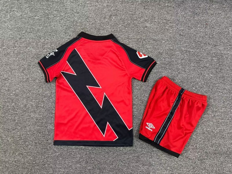 Kids Rayo Vallecano Away Jersey Suit 25/26