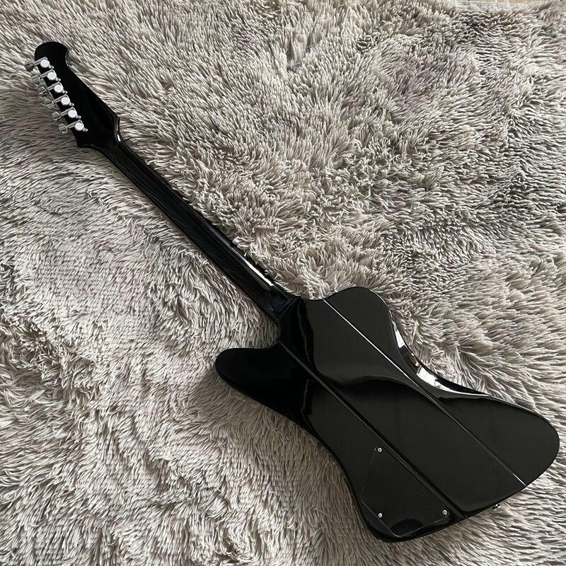 Top 6-Strings Electric Guitar Solid Mahogany Body HH Pickups Black Fretboard