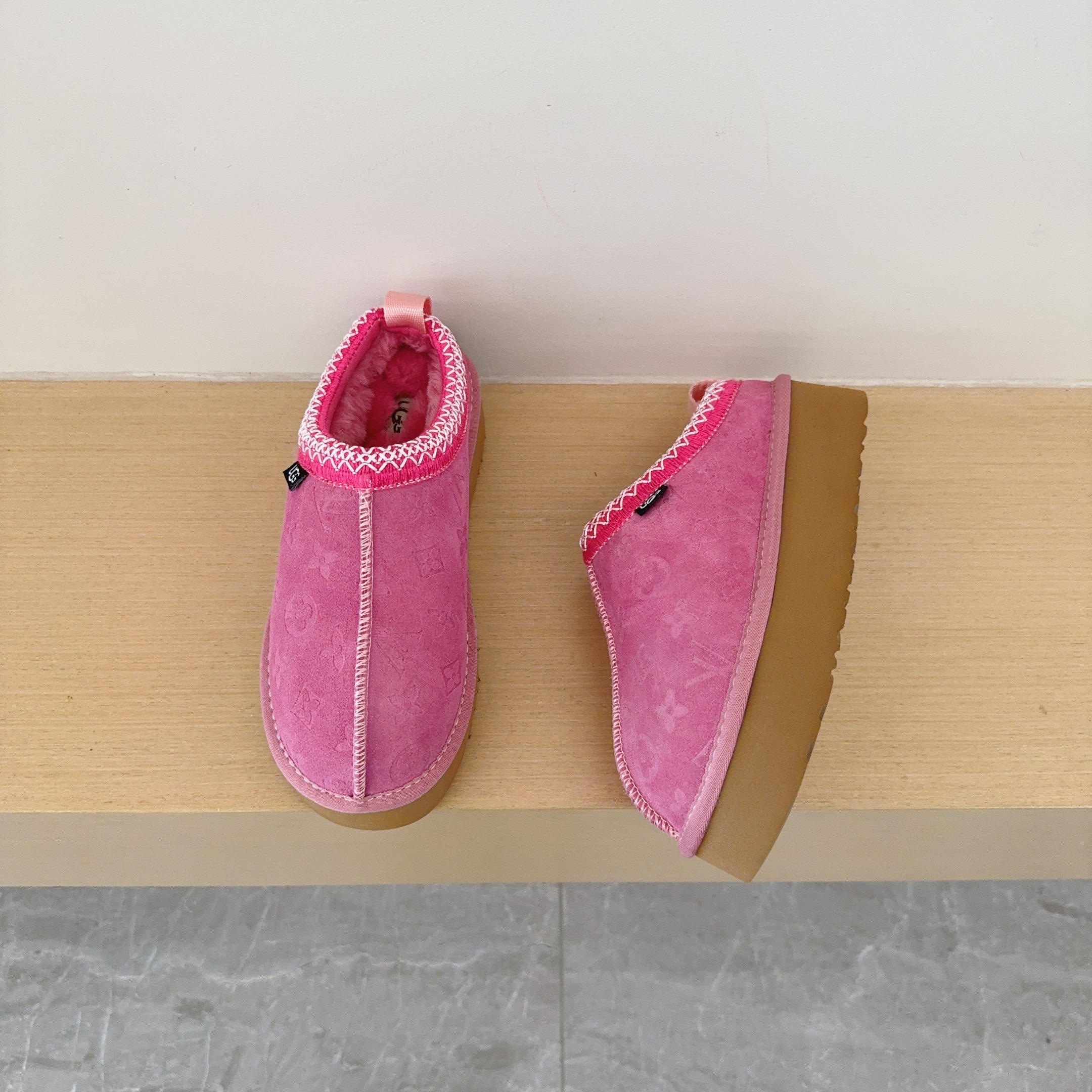 UGG Kids Collaboration Series Platform Ethnic Pattern