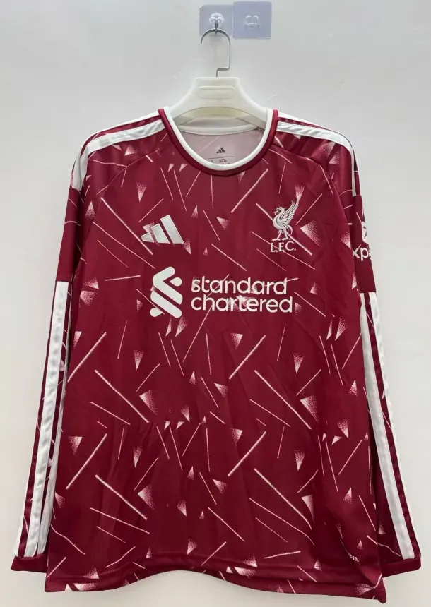 Liverpool Home Long Sleeve Jersey Fan Version 26/27
