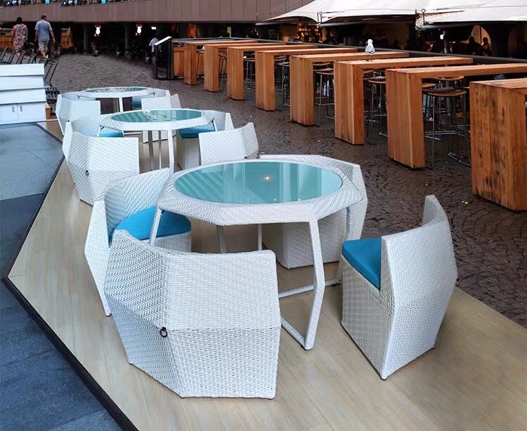 Five-piece Set of Rattan Creative Furniture Rattan Chair Leisure