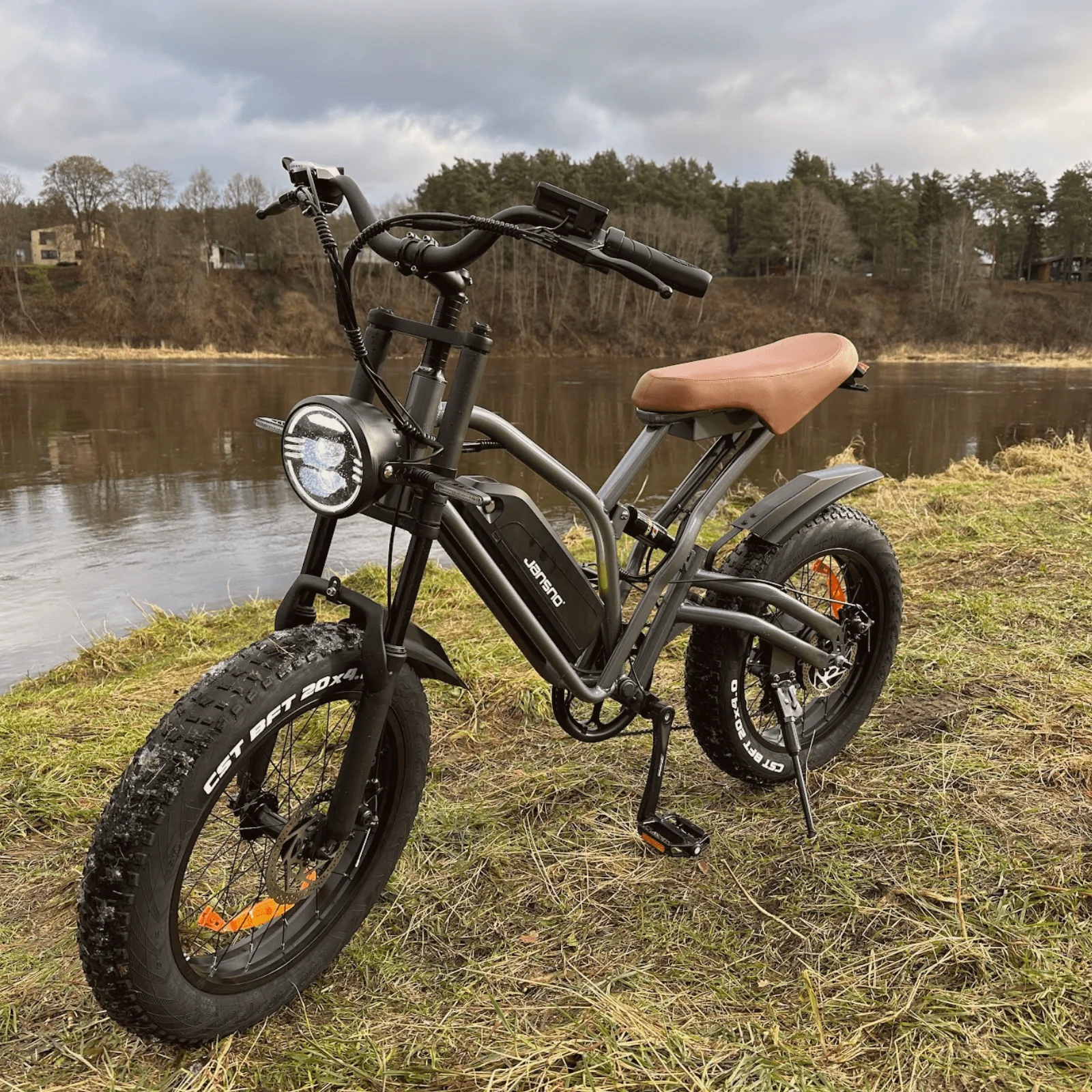 Jansno X50 20in Fat Tire Electric Bike, 750W, 48V 12.8Ah