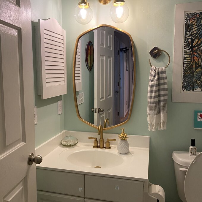 Luco Irregular Metal Wall Mirror