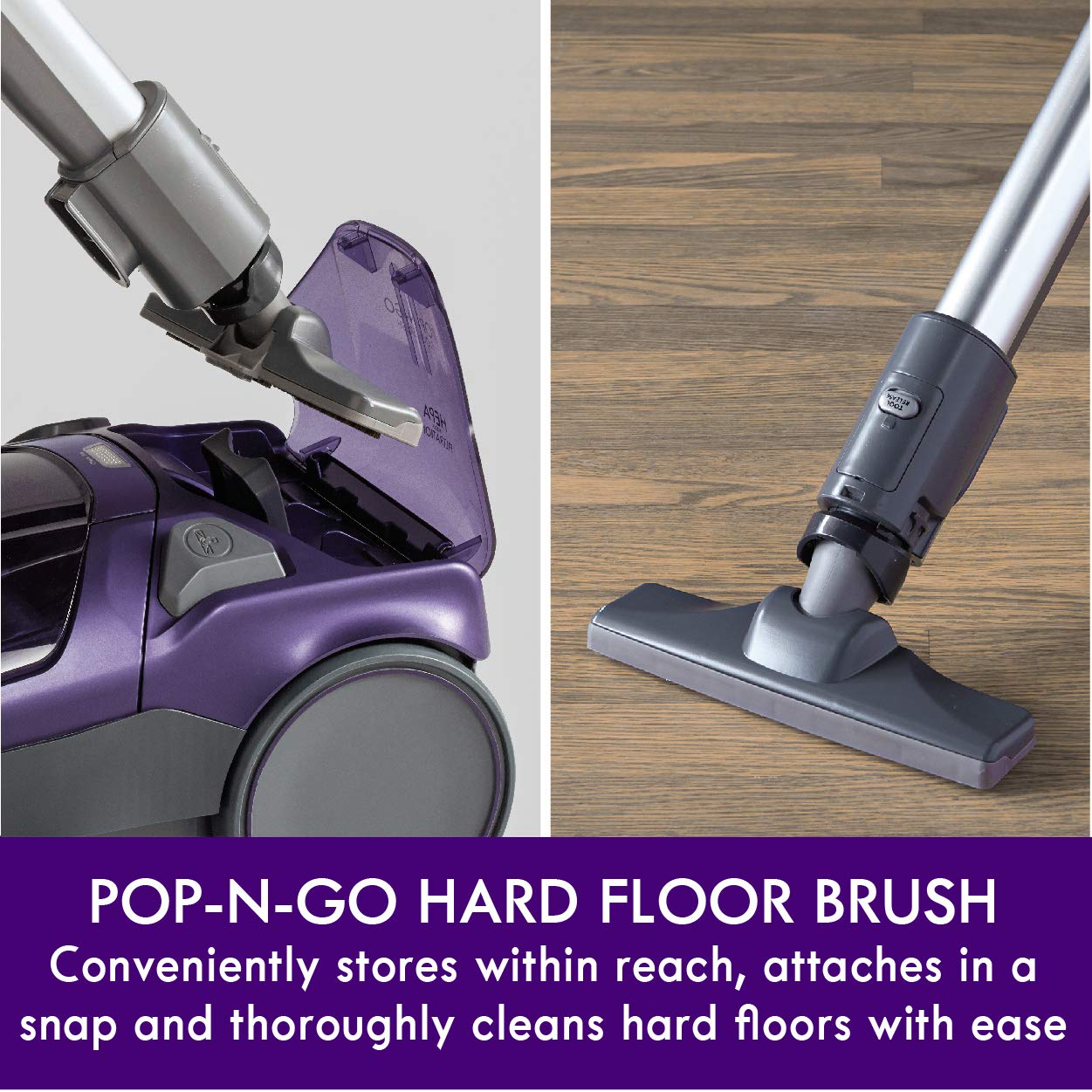 Canister Vacuum Cleaner 2-Motor Power Suction with Pet