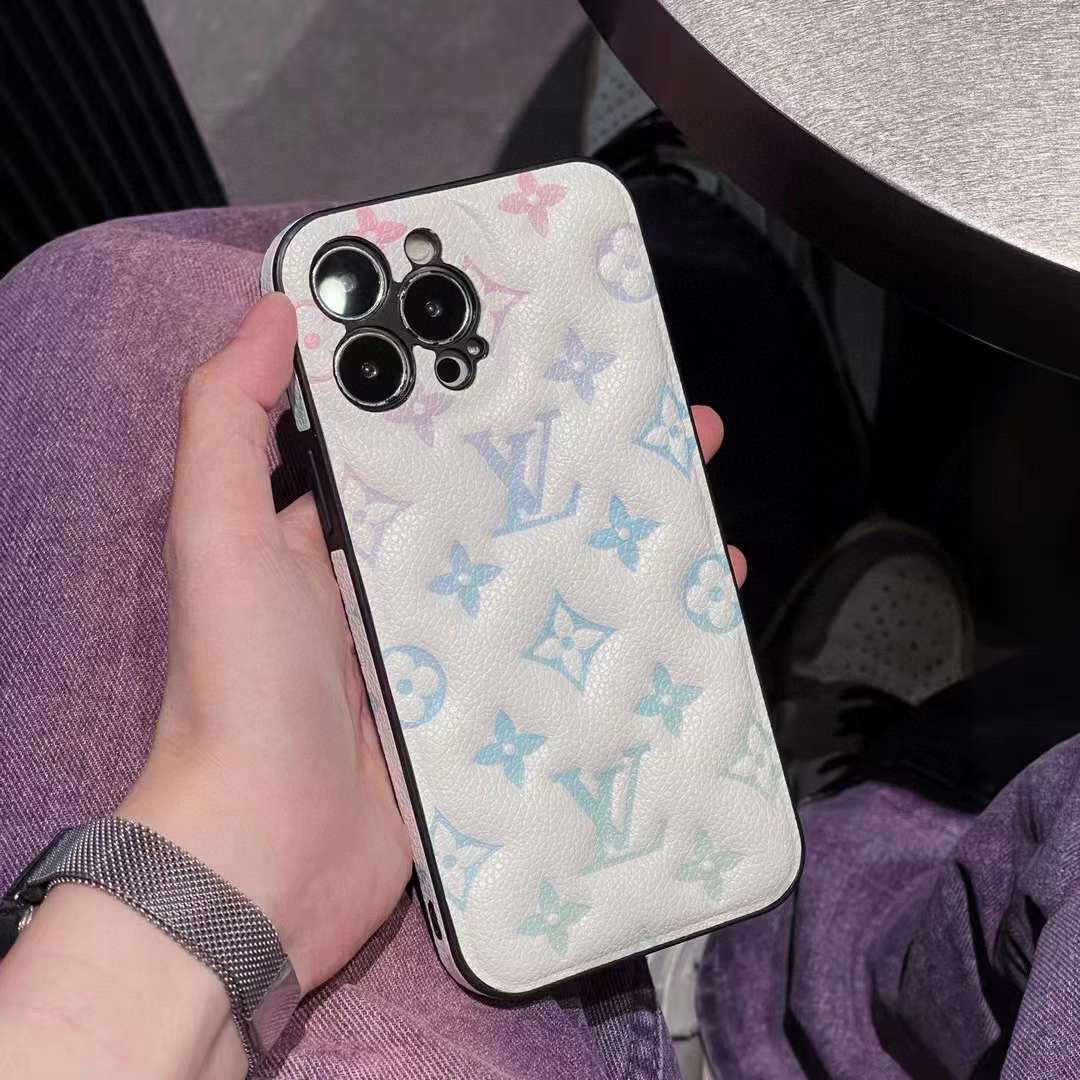 Louis Vuitton Pastel Embossed Monogram Luxury Phone Case