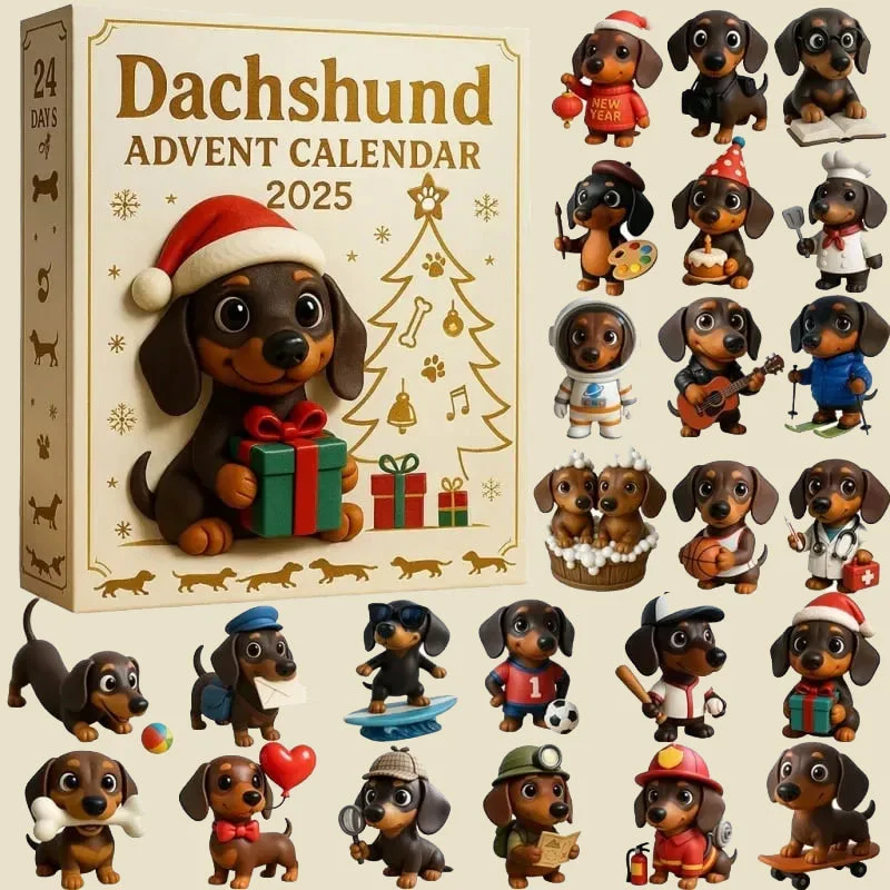 ✨60% Off The Second Item🐾 Dachshund Advent Calendar 2025