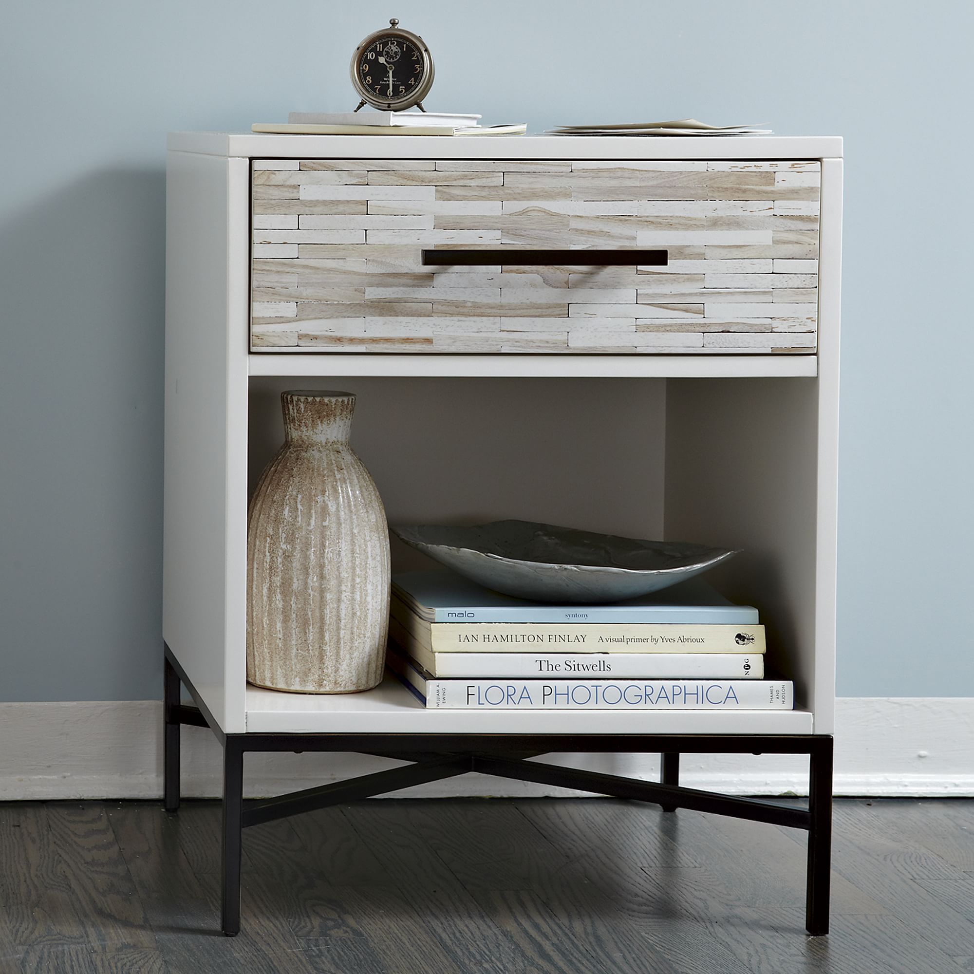 Wood Tiled Nightstand (20