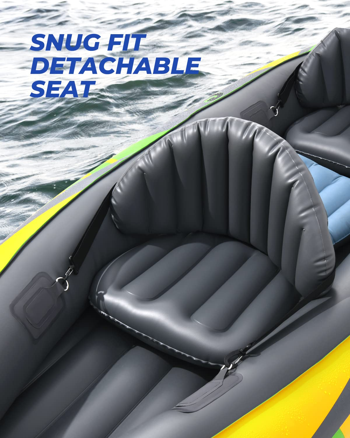 Inflatable Kayak 2 Person with Sun Canopy