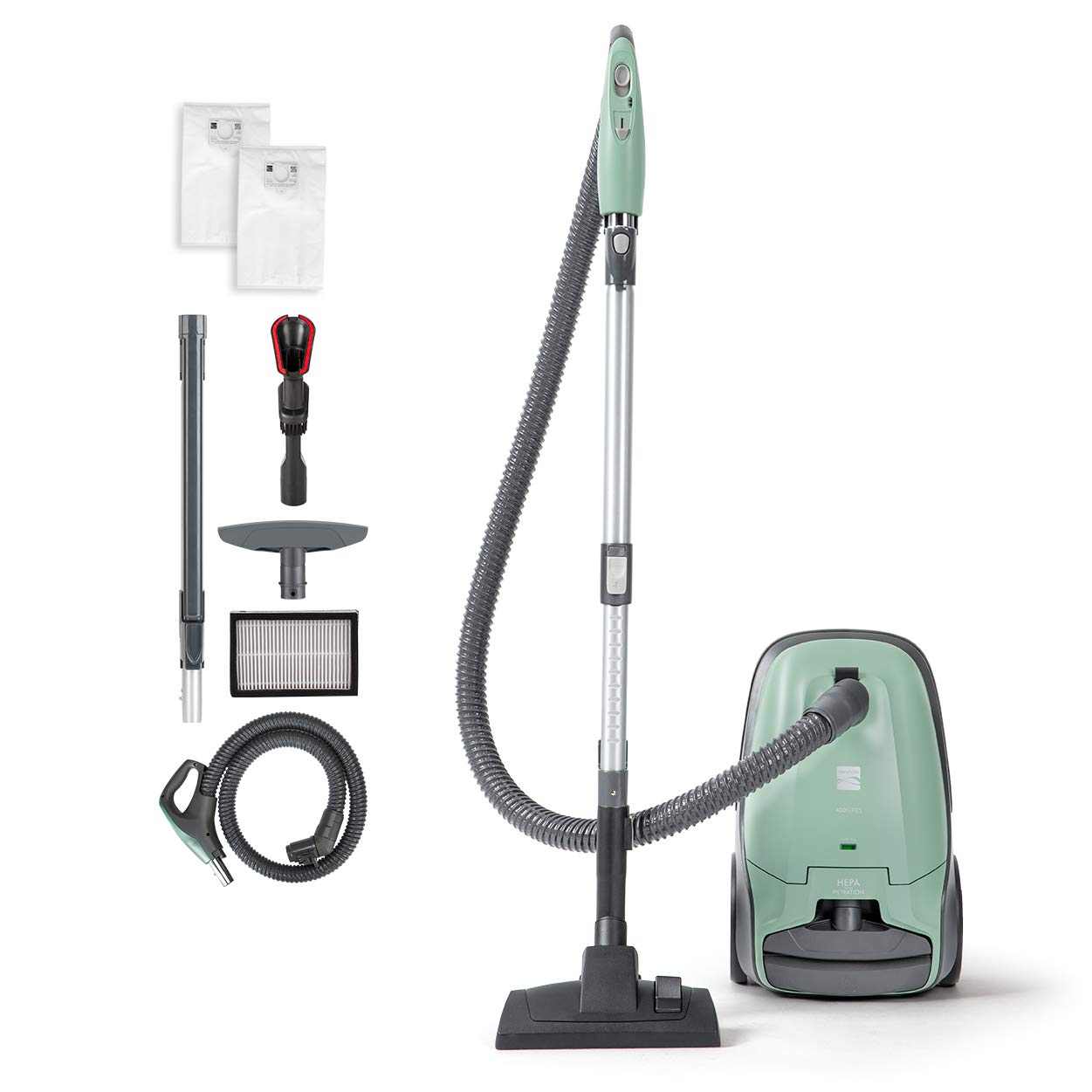 Canister Vacuum Cleaner 2-Motor Power Suction with Pet