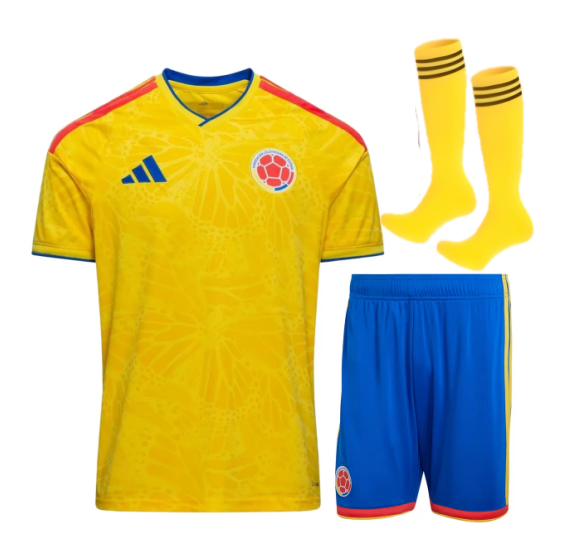 Colombia Home Jersey Full Kit World Cup 2026