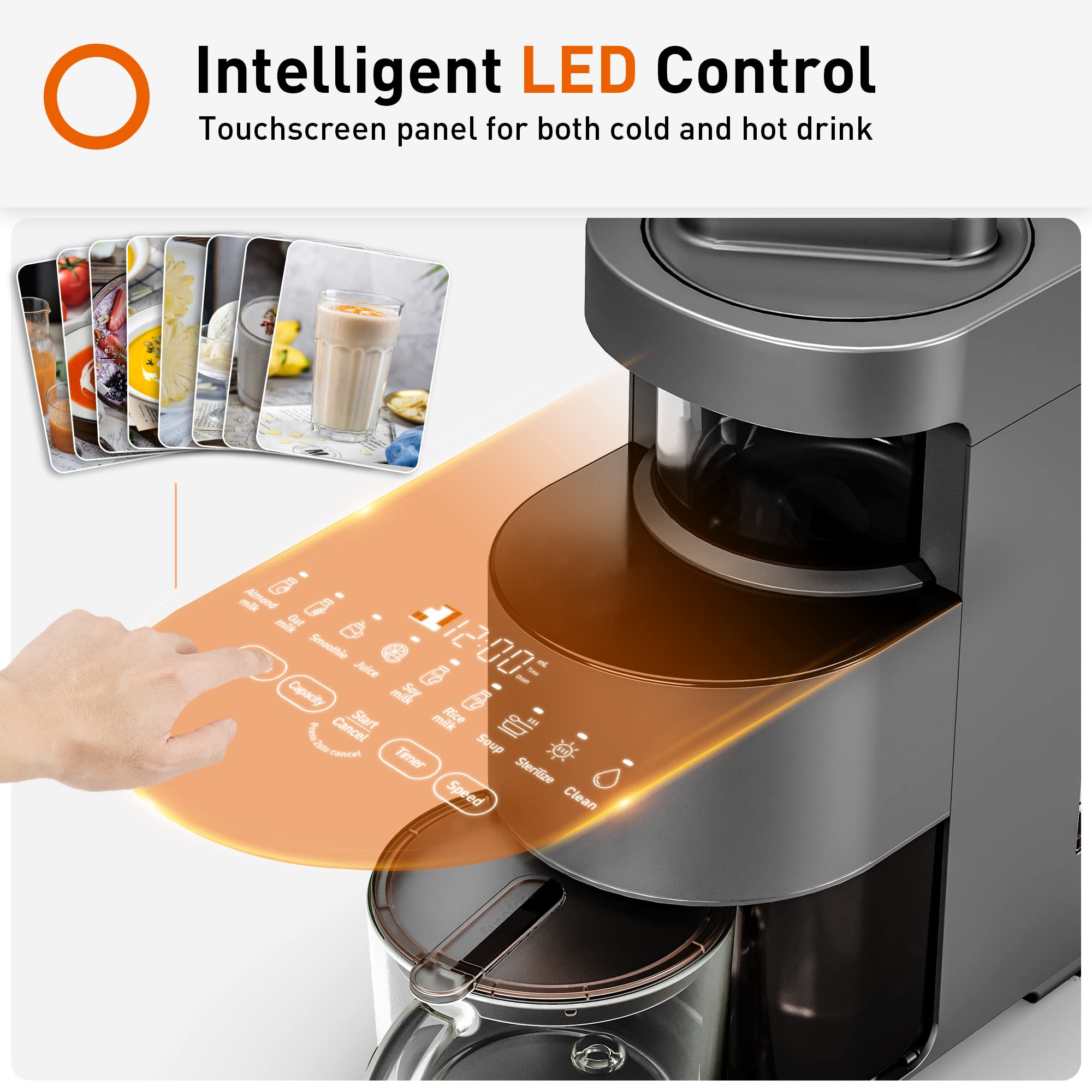 Blender Fully Automatic & Large Capacity for Almond Milk