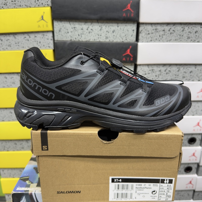 Salomon XT-6 Pure Black Edition A Sneakers