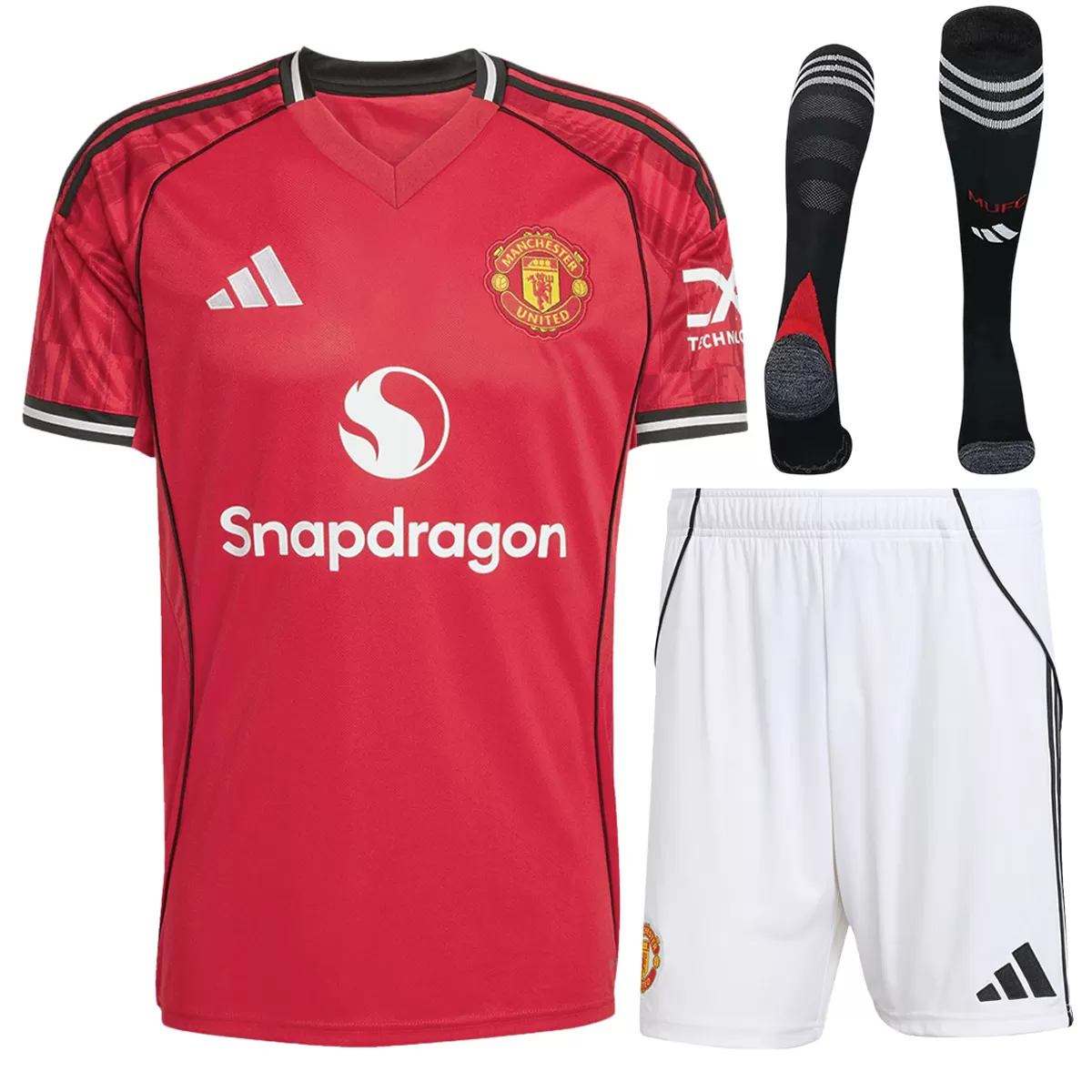 Manchester United Home Jersey Full Kit 25/26