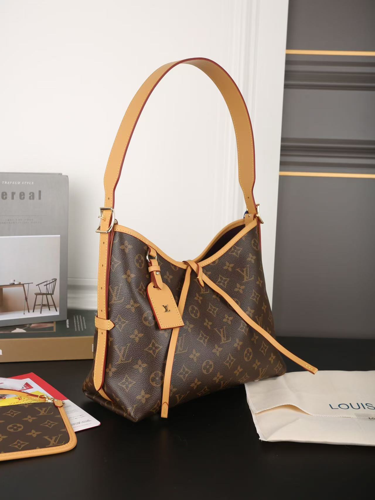 LV Carry all the shopping bags