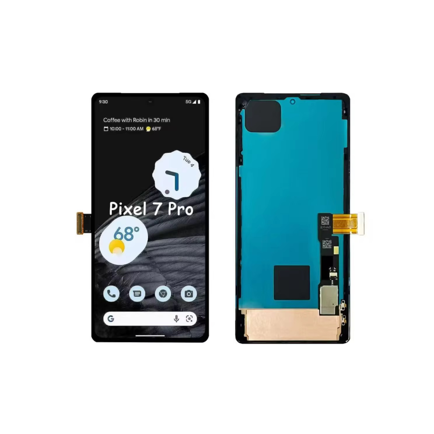 Pixel 6 Pro LCD / OLED Screen OLED - back view