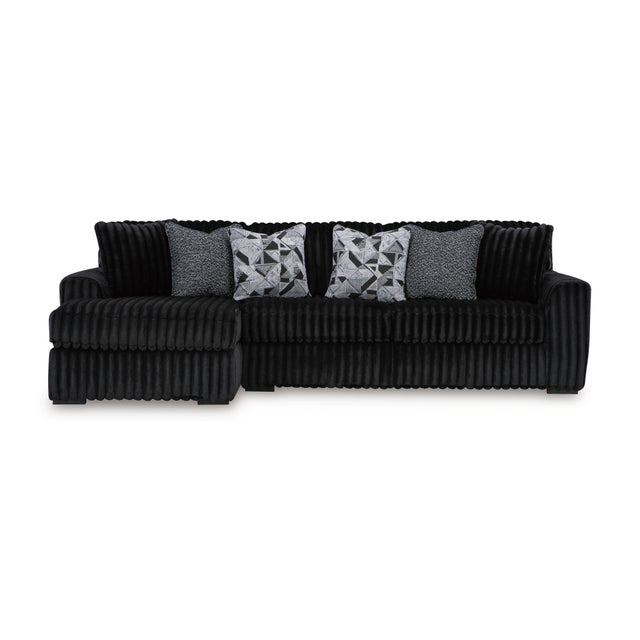 Midnight-Madness 2-Piece Sectional Sofa with Chaise