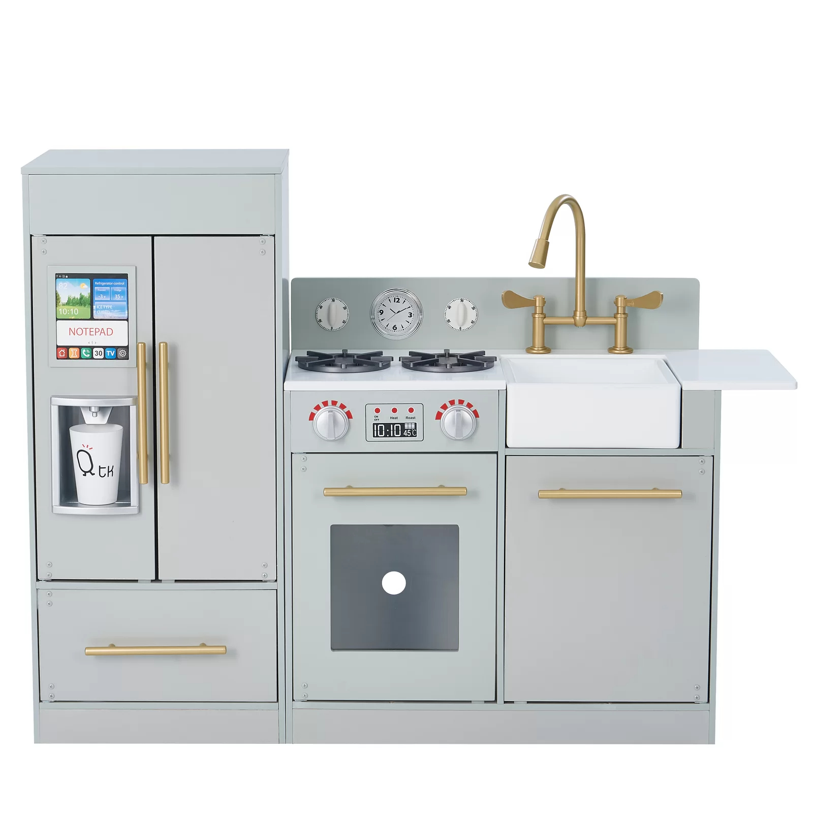 Play Kitchen Toddler Pretend 2 pcs Play Set with Accessories &