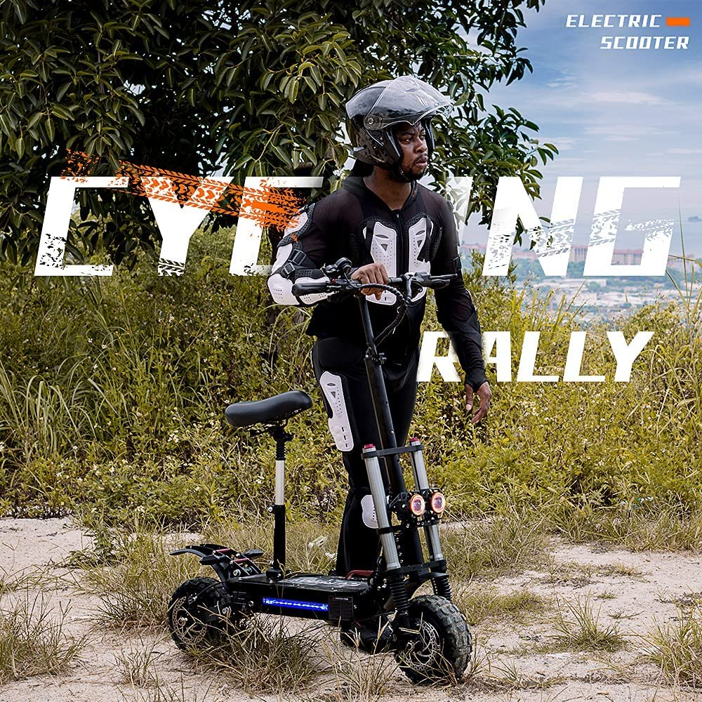 60V 5600W Dual Motor Electric Scooter Adults 50 MPH Max Speed