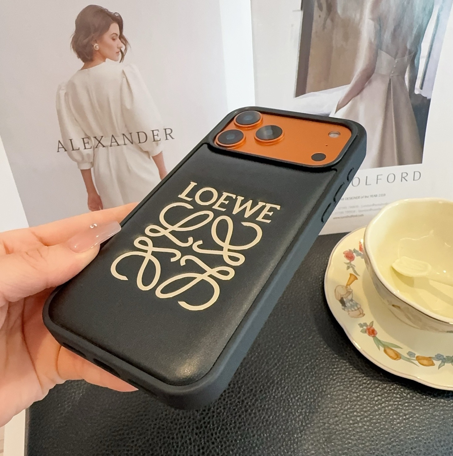 Loewe Hot Stamping Full-Cover Phone Case