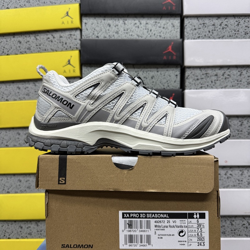 Salomon XA PRO 3D White Gray Sneakers