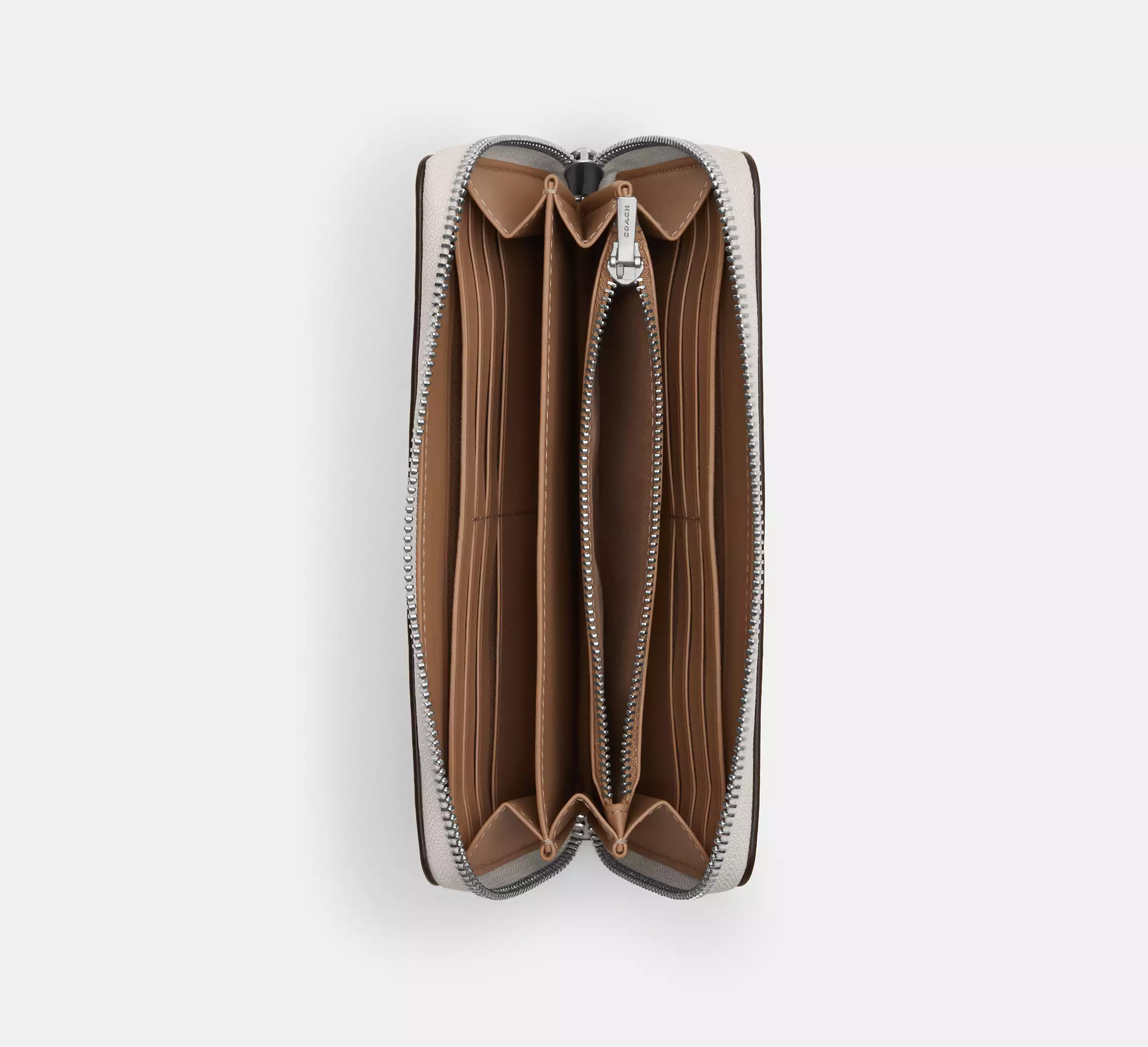 Long Zip Around Wallet With Boardwalk Graphic