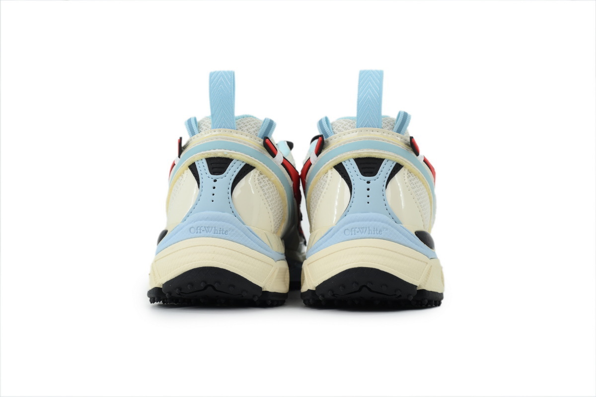 Off-White Be Right Back Powder Red Blue white OMIA295S 26FAB005 7626