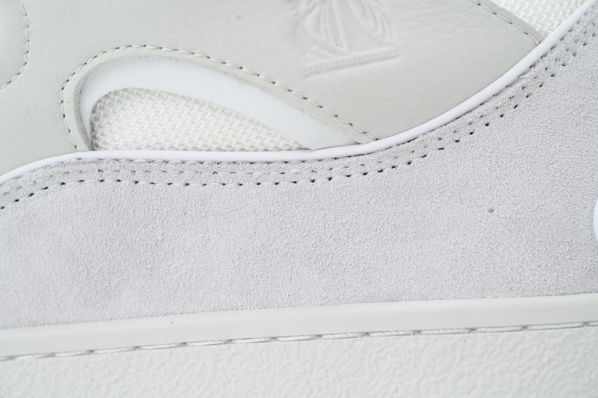 Lanvin Curb Sneakers All White