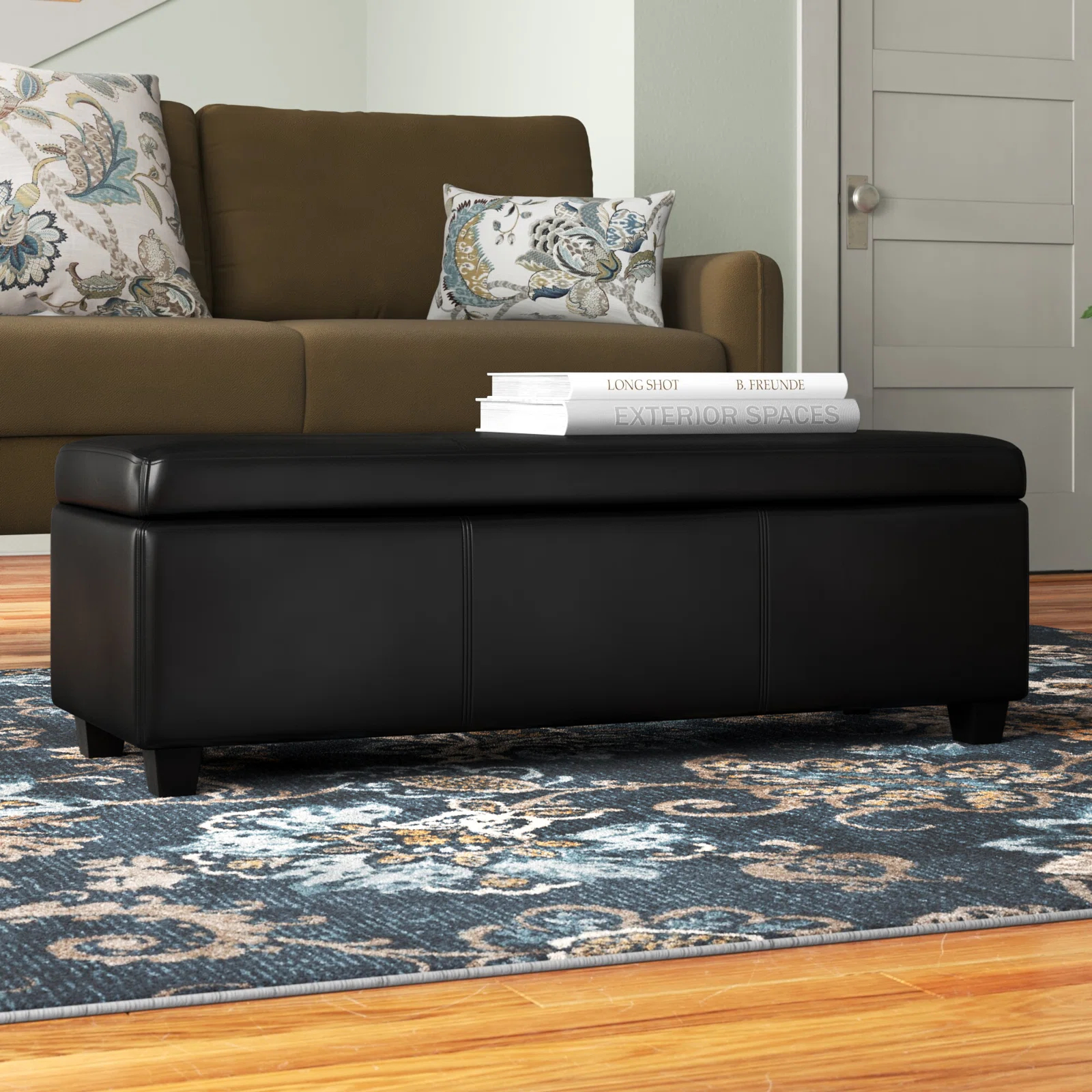 Boston Upholstered Storage Ottoman