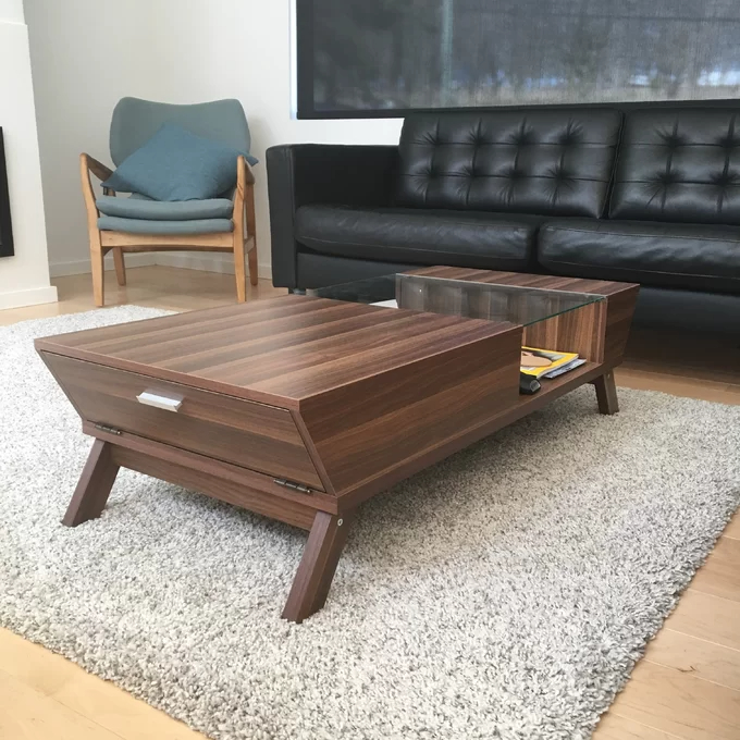 Soto 4 Legs Coffee Table with Storage