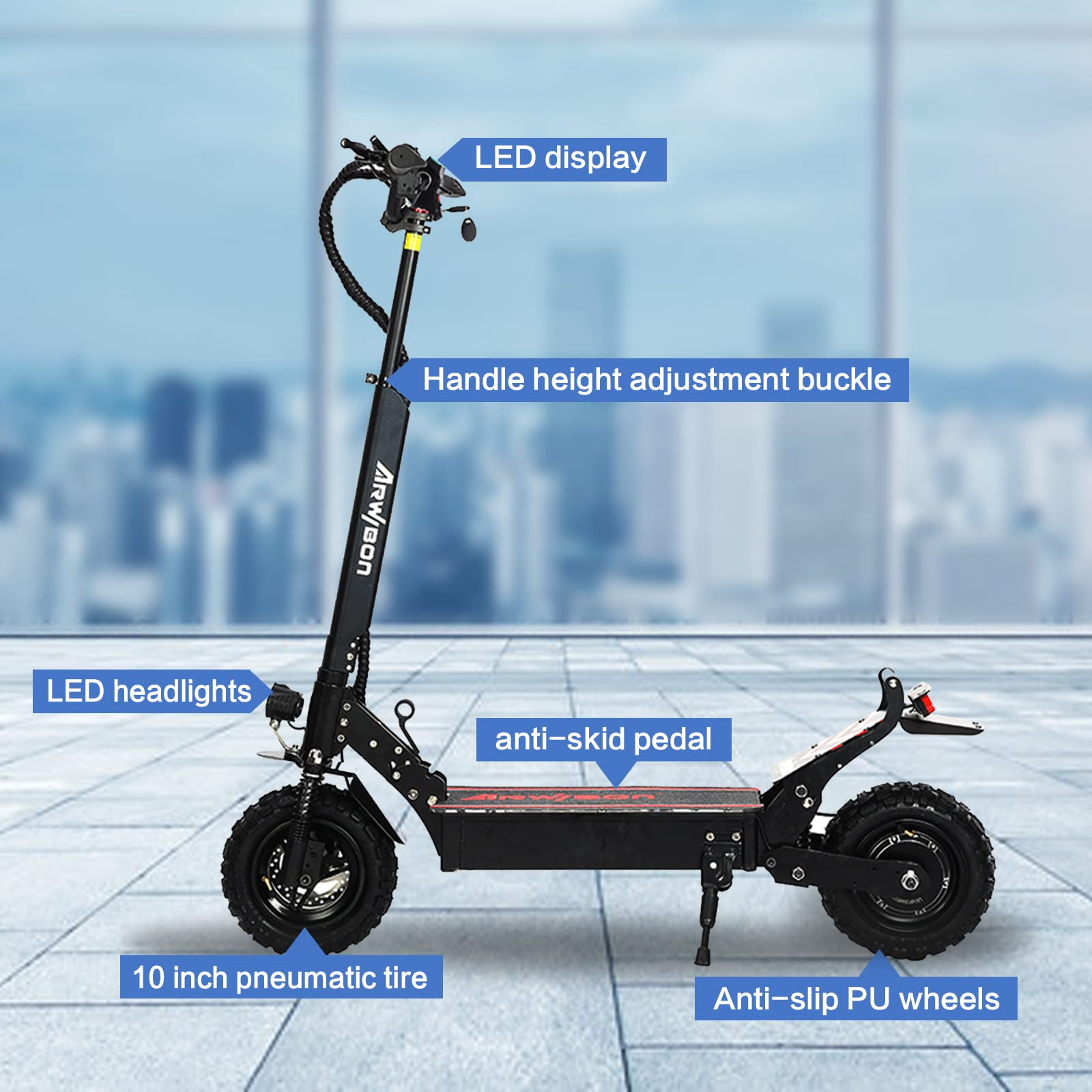 Electric Kick Scooter for Adults - 2500W Motor