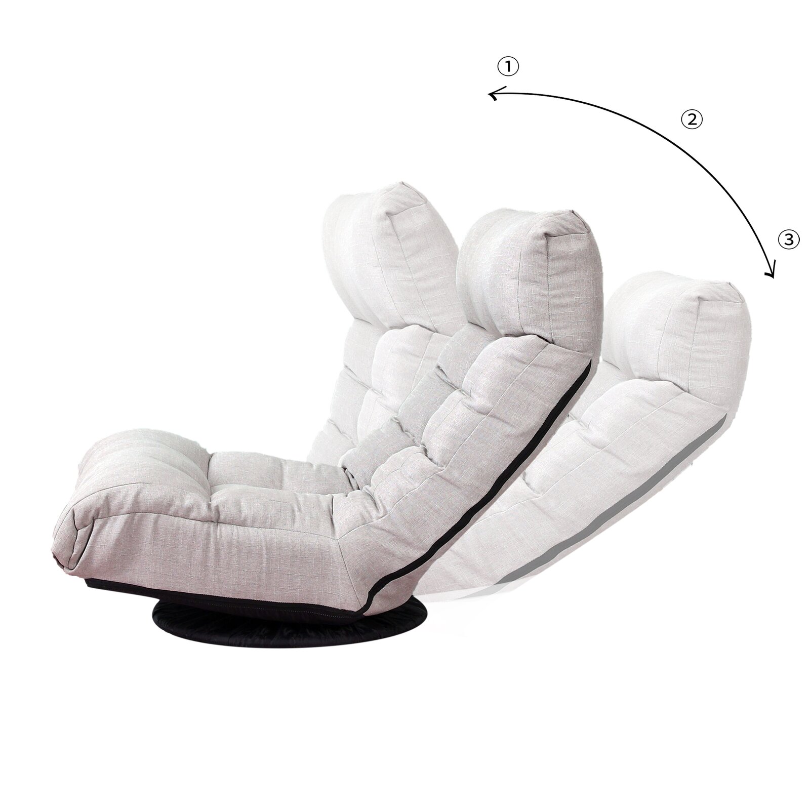 Adjustable Lounge Recliner Floor Game Chair