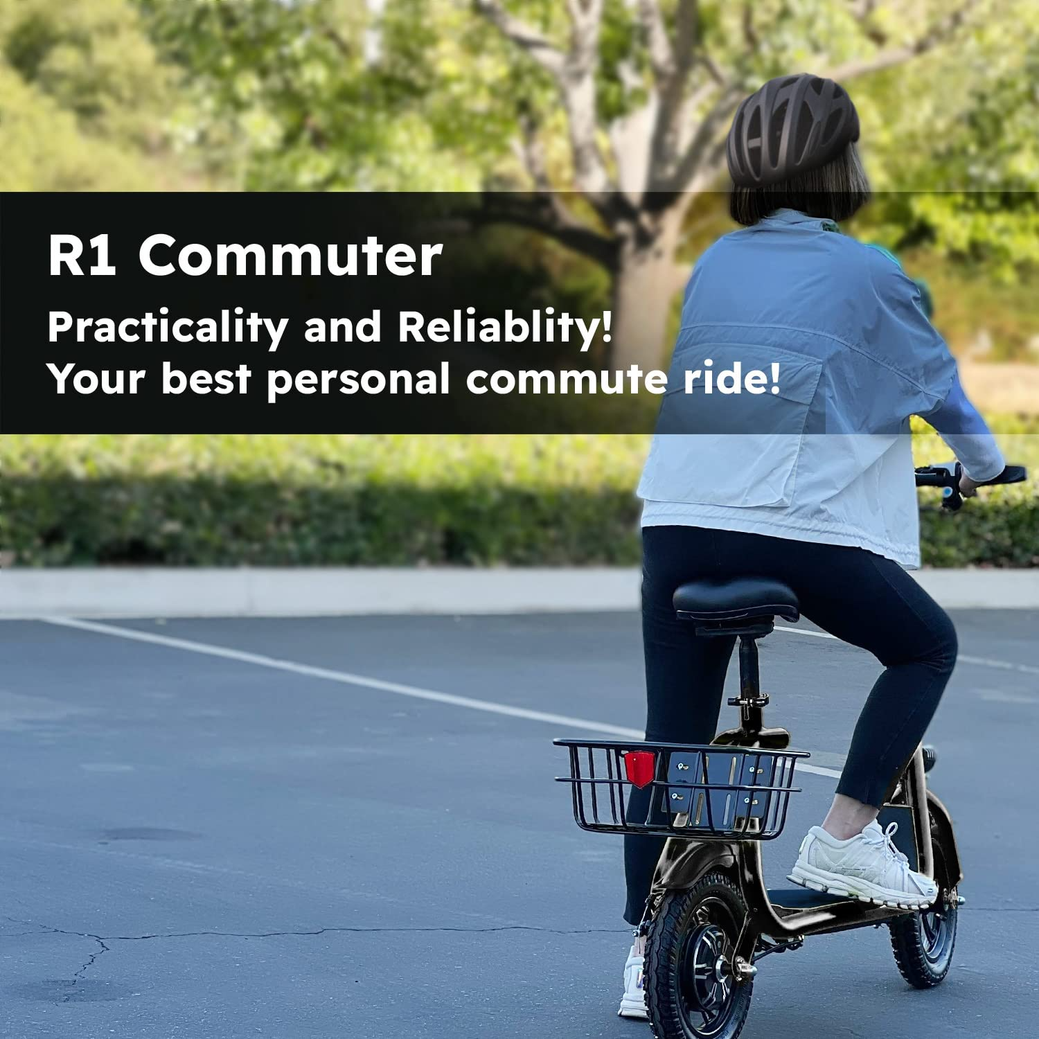 Electric Scooter for Adults - Foldable Scooter with Seat