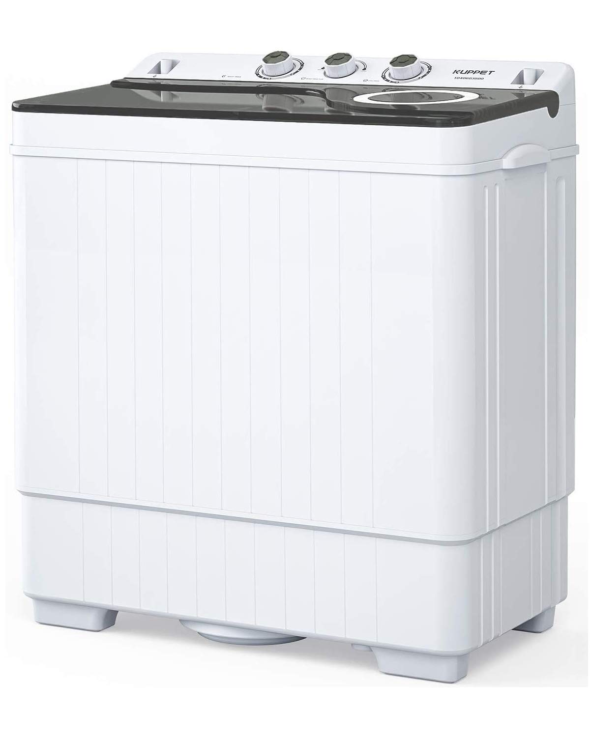 KUPPET Compact Twin Tub Mini Washing Machine 26lbs Capacity