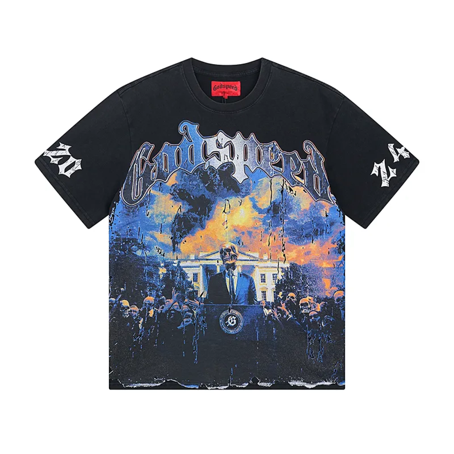 Godspeed V.O.D 2024 T-Shirt Black Wash 1010#