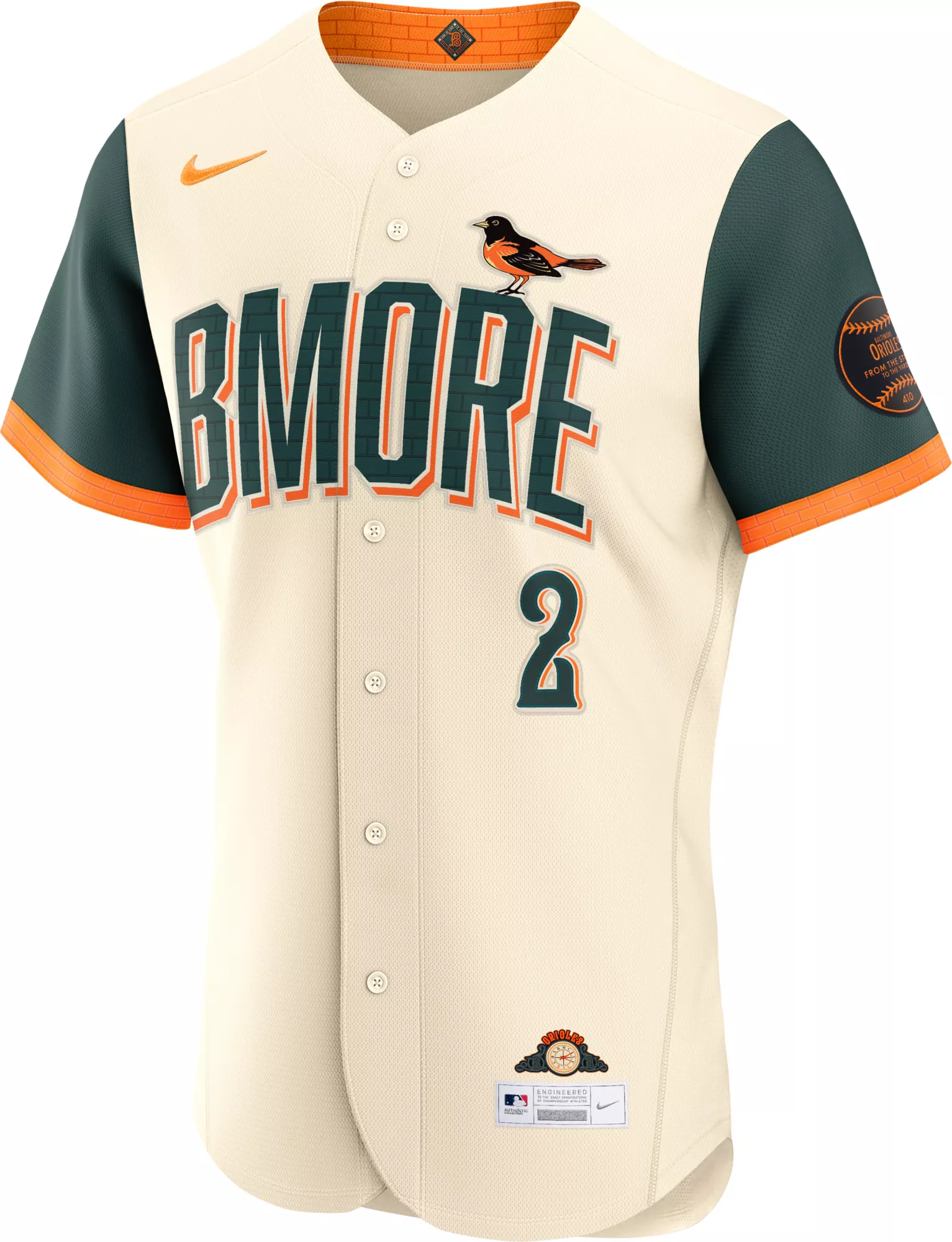 Baltimore Orioles Gunnar Henderson #2 2026 City Connect Jersey