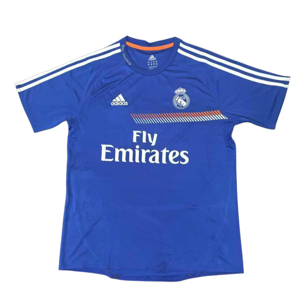 2013/14 Real Madrid Retro Short Sleeves Training Jersey - Blue