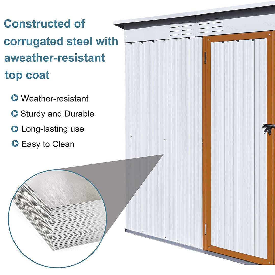 5 x 3 FT Storage Sheds